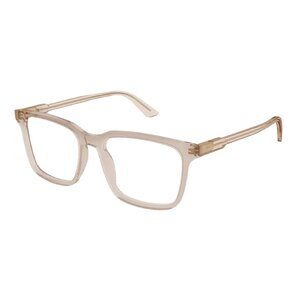 NEW GUCCI EYEGLASSES GG1120O 008 TRANSPARENT BROWN MEN EYEWEAR GUCCI